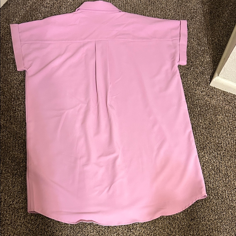 Entro Lavender Button Down Shirt - image 3